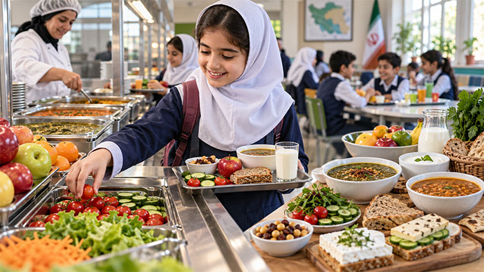 تغذیه دانش آموزان در مدارس 