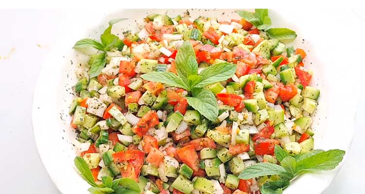 آشپزی سالاد شیرازی