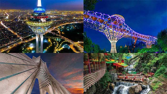 4 تا از نمادهای مهم تهران