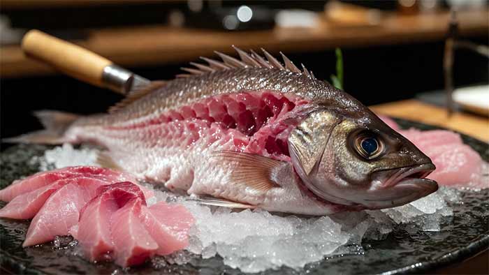 آشپزی ایکیزوکوری (Ikizukuri – ساشیمی زنده)