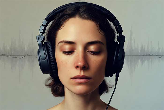 افراد معروف و سلبریتی در حال گوش دادن به آهنگ